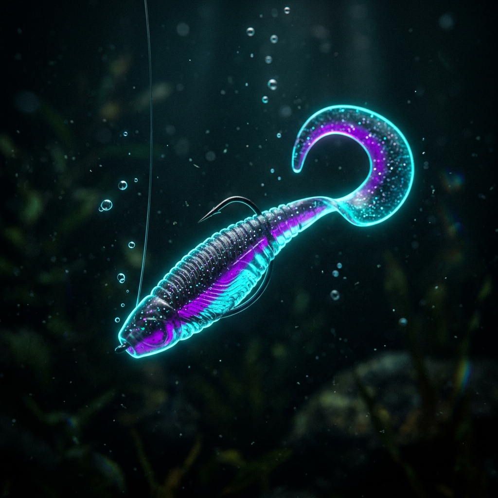 Phantom Grub 3.5: Твістер, колір Purple Cyan