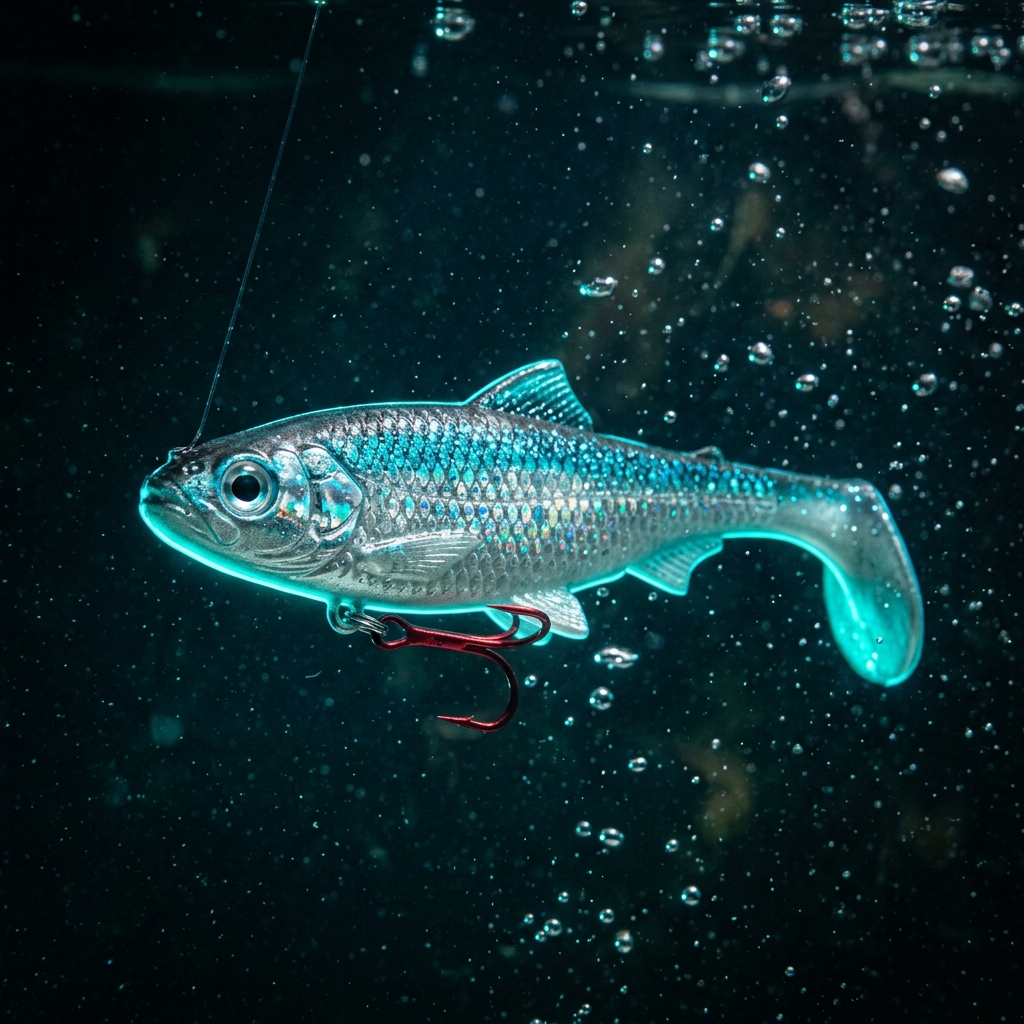 Silver Bullet 6.0: Свімбейт, колір Silver Cyan